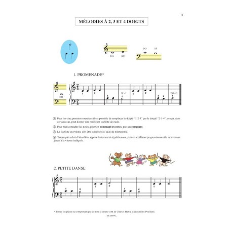 methode de piano debutants herve pouillard extrait