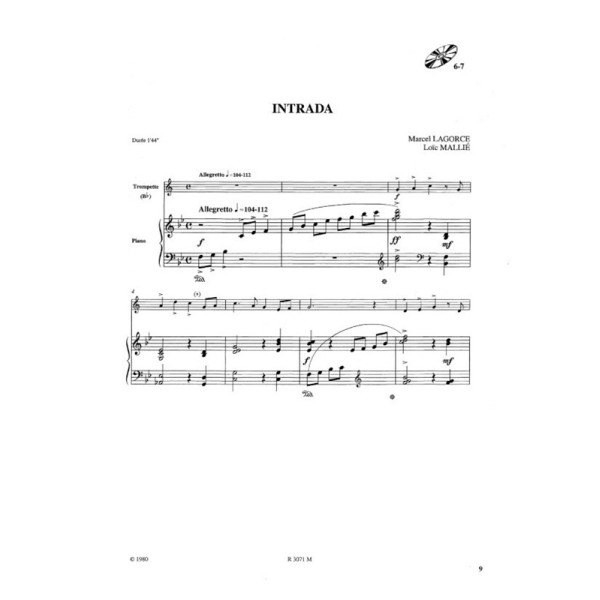 partition trumpet star 1 avec piano