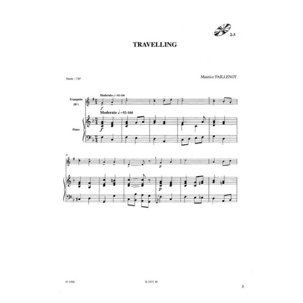 partition trumpet star 1 avec piano
