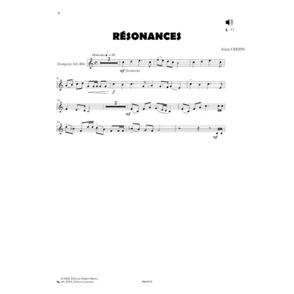 partition trumpet star 2 extrait