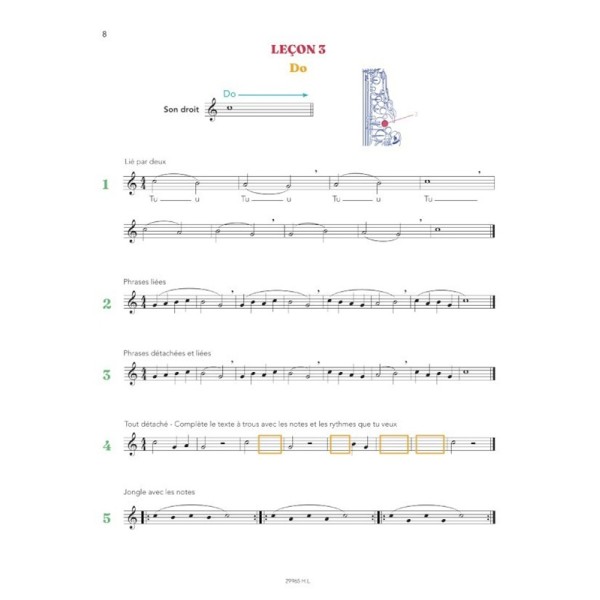 la methode de saxophone pour les debutants extrait