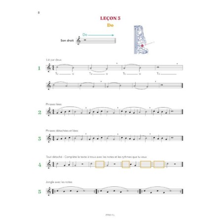 la methode de saxophone pour les debutants extrait