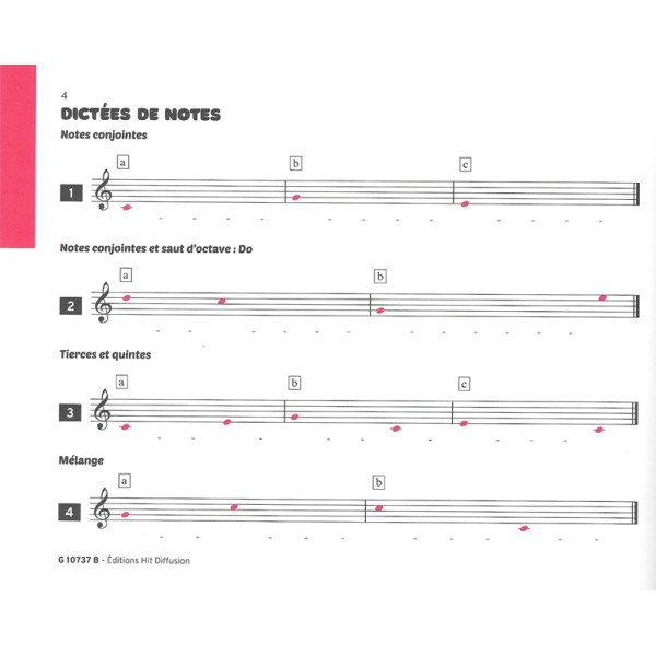 destination musique volume 2 dictees extrait