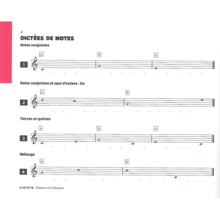 destination musique volume 2 dictees extrait