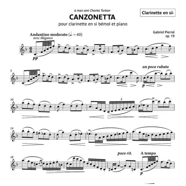 partition canzonetta de gabriel pierne extrait