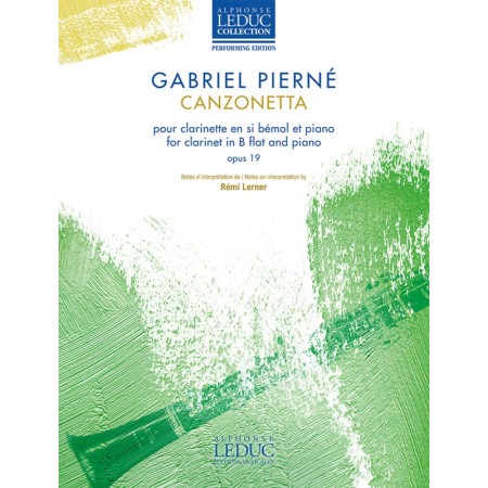 partition canzonetta de gabriel pierne couverture