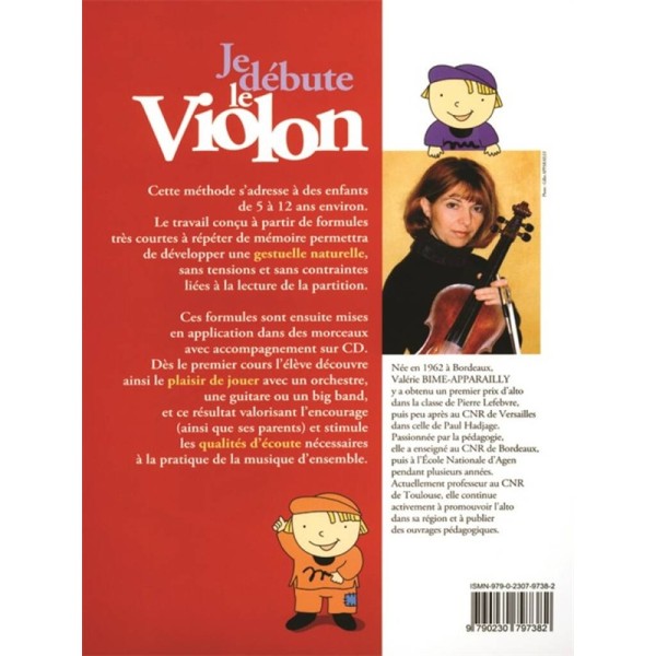 je debute le violon partition extrait