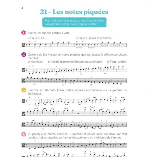 la méthode d'alto pour les debutants volume 2 extrait