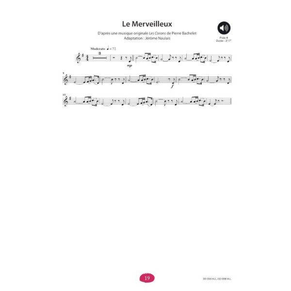partition le petit clarinettiste gourmand  extrait