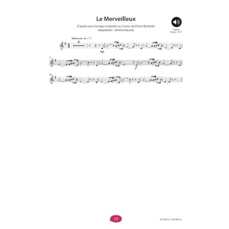 partition le petit clarinettiste gourmand  extrait