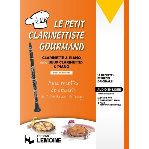 partition le petit clarinettiste gourmand couverture