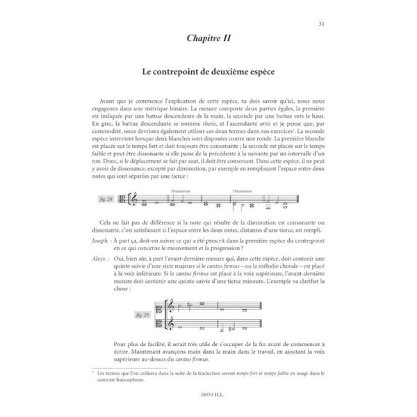 gradus ad parnassum traite de contrepoint de fux extrait