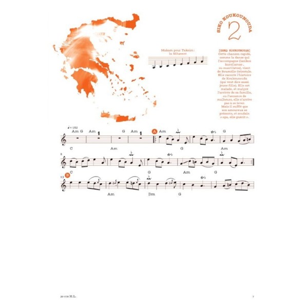 partition balkan tunes easy pour clarinette extrait
