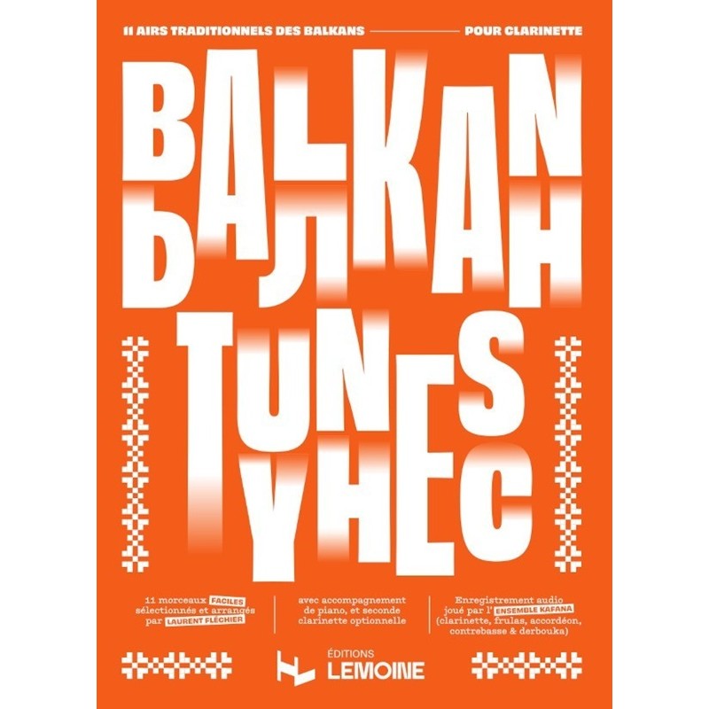 partition balkan tunes easy pour clarinette couverutre