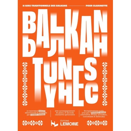 partition balkan tunes easy pour clarinette couverutre