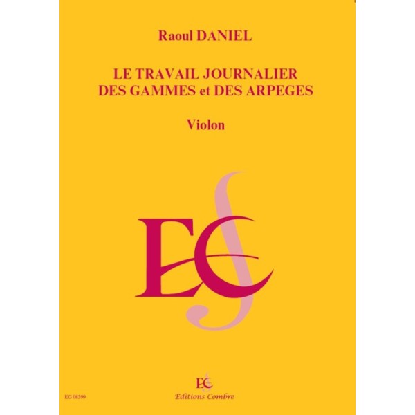 travail journalier des gammes de raoul daniel couverture