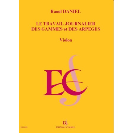 travail journalier des gammes de raoul daniel couverture
