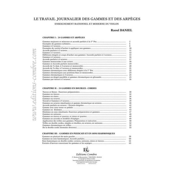 travail journalier des gammes de raoul daniel extrait