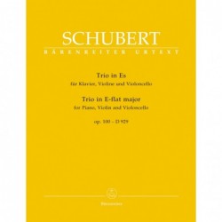 schubert trio opus 100 partitions