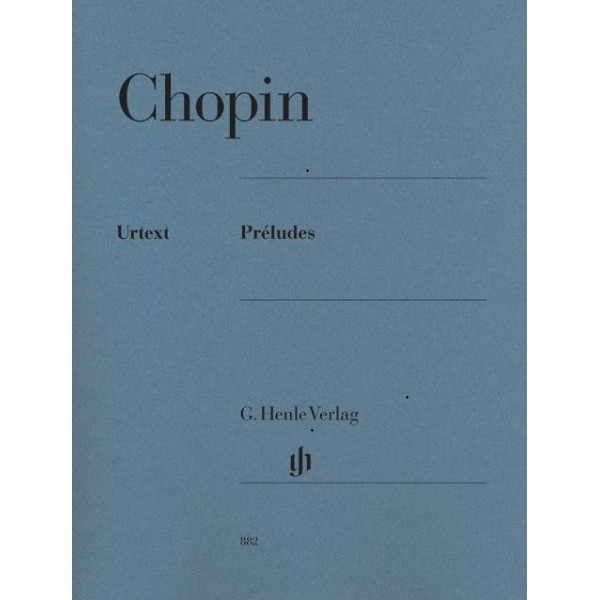 partition piano preludes de chopin henle verlag couverture
