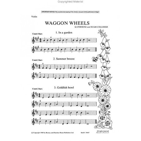 WAGGON WHEELS - VIOLON ET CD