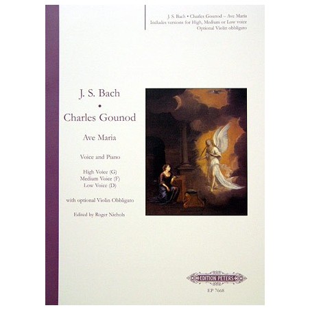 PARTITION GOUNOD AVE MARIA CHANT ET PIANO EP7668