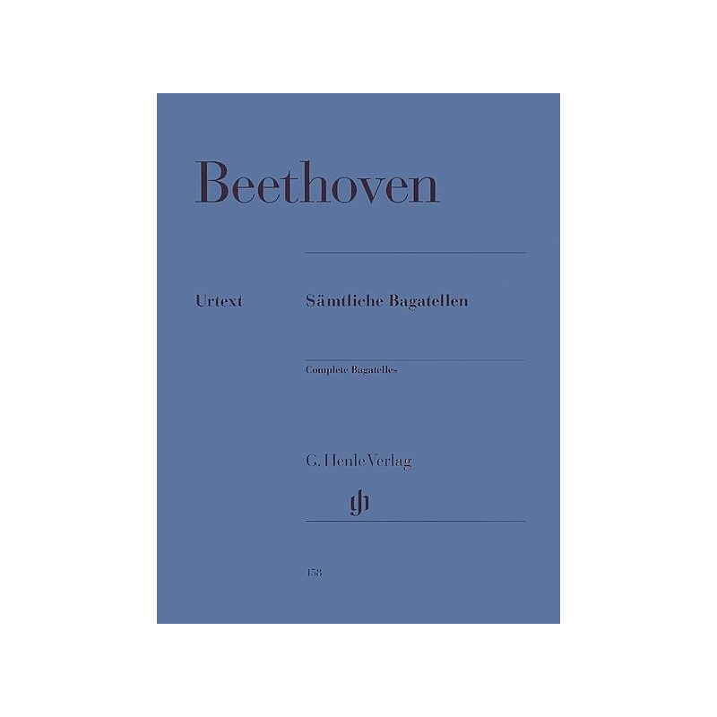 Beethoven Bagatelles complètes partition