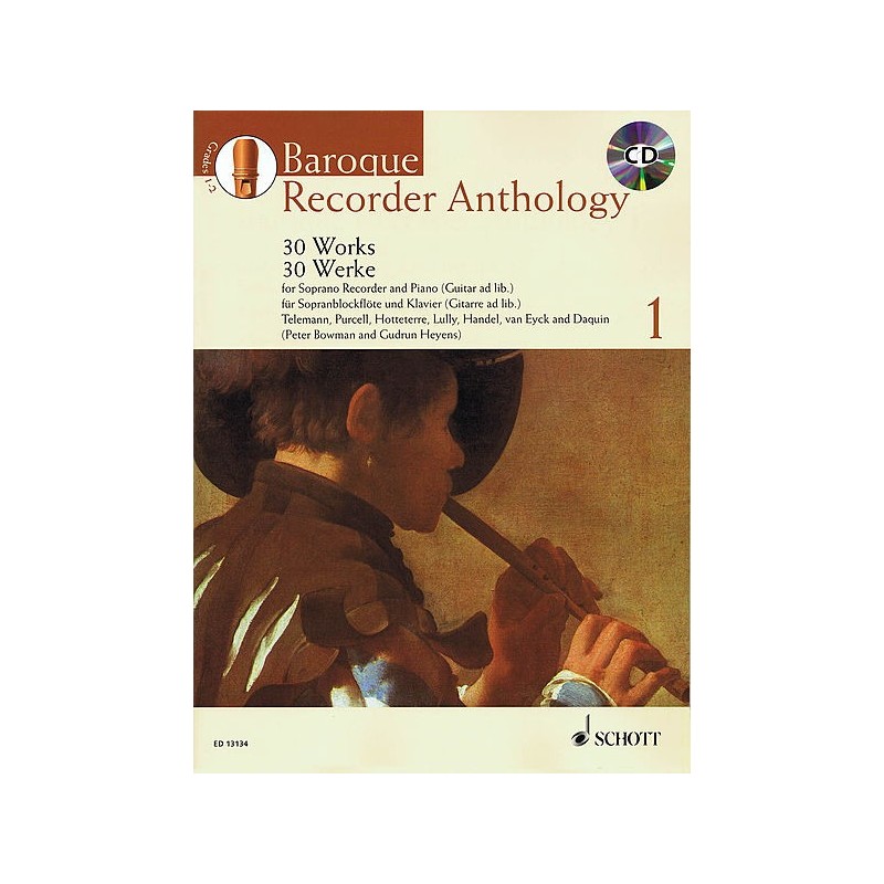 BAROQUE RECORDER ANTHOLOGY VOL1 AVIGNON