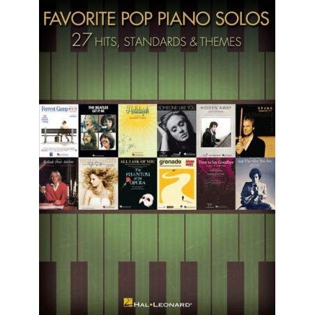 FAVORITE POP PIANO SOLOS HL00312523