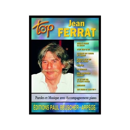 Partition Jean Ferrat pour chant et piano