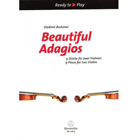 Partition 2 violons - Beautiful Adagios - Le kiosque à musique Avignon Nîmes Marseille