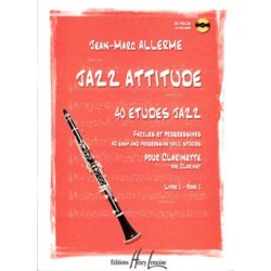 Jazz Attitude volume 1 partition clarinette