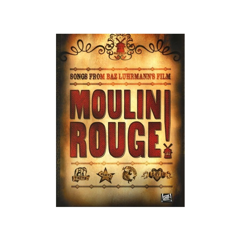 PARTITION DU FILM MOULIN ROUGE - KIOSQUE MUSIQUE AVIGNON