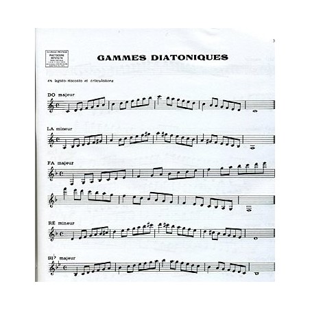 guy dangain gammes pour clarinette avignon