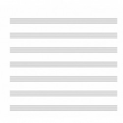 CAHIER DE MUSIQUE 12 PORTEES - GRAND FORMAT - SPIRALE