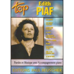 PARTITION EDITH PIAF TOP BEUSCHER CLAVIER PIANO