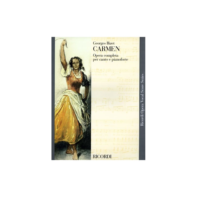 Bizet Carmen partition chant