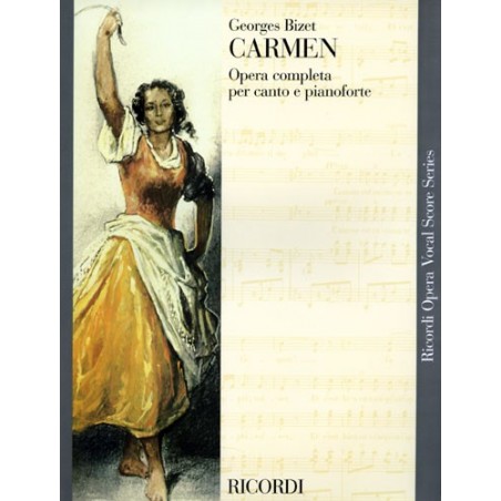 Bizet Carmen partition chant