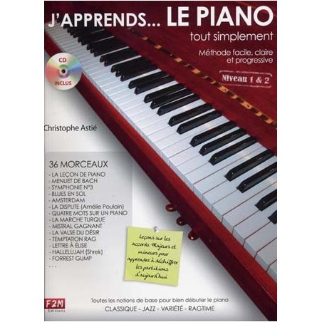 j'apprends le piano tout simplement Avignon