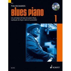 Tim Richards Blues Piano volume 1 ED21512 le kiosque à musique Avignon