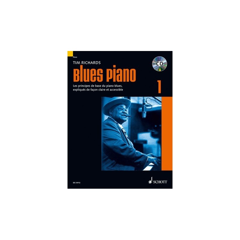 Tim Richards Blues Piano volume 1 ED21512 le kiosque à musique Avignon