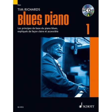 Tim Richards Blues Piano volume 1 ED21512 le kiosque à musique Avignon