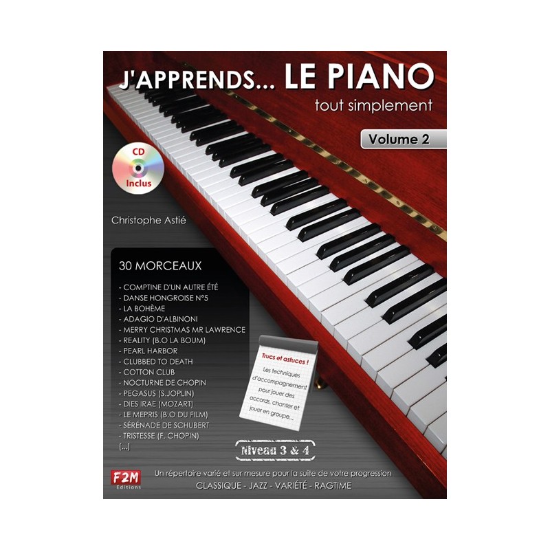 j'apprends le piano tout simplement partition