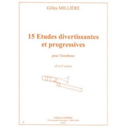 15 études divertissantes et progressives de Millière C06571 le kiosque à musique Avignon