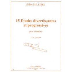 15 études divertissantes et progressives de Millière C06571 le kiosque à musique Avignon