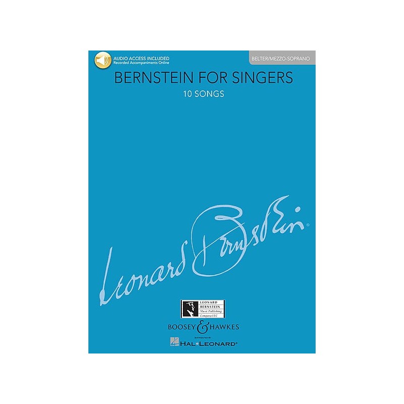 Partition Bernstein pour mezzo BHL10783 Le kiosque à musique Avignon