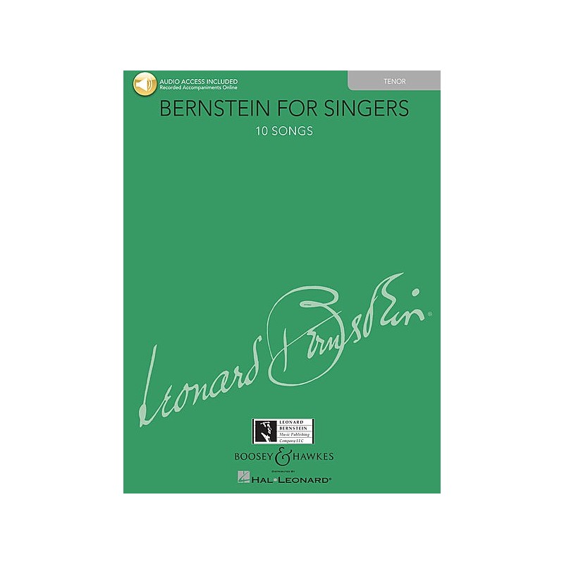 Partition Bernstein for singers Ténor BHL10784 Le kiosque à musique Avignon