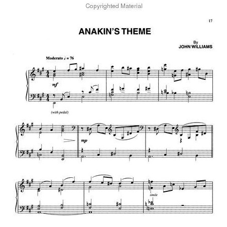 Partition piano STAR WARS
