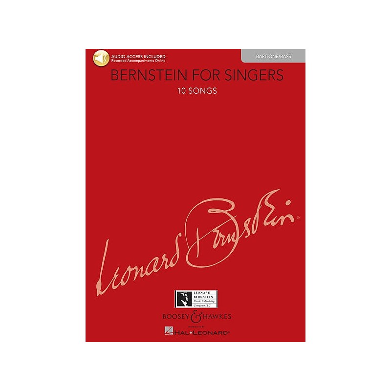 Partition Bernstein for singers Baryton BHL10785 Le kiosque à musique Avignon