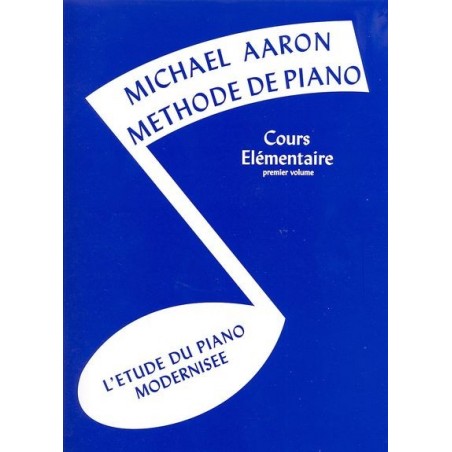 aaron cours élémentaire volume 1 partition